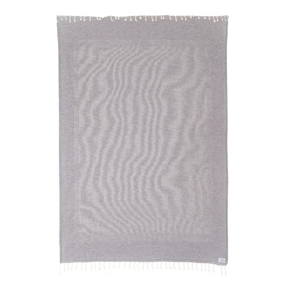 Shoreline Ash Wool Blend Throw - LndmarkClub USA