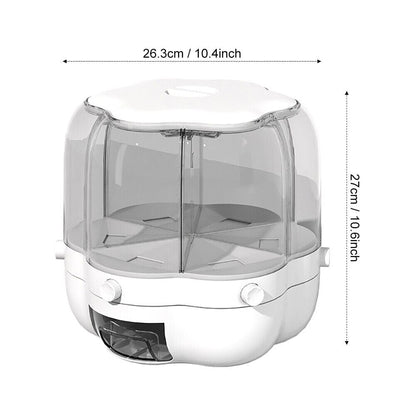 Kitchen Dry Food Sealed Storage Container Grain Box Cereal Dispenser Rice Tank UK   - FREE SHIPPING