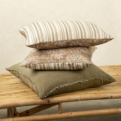 Duo Floret Reversible Toss Pillow - LndmarkClub USA