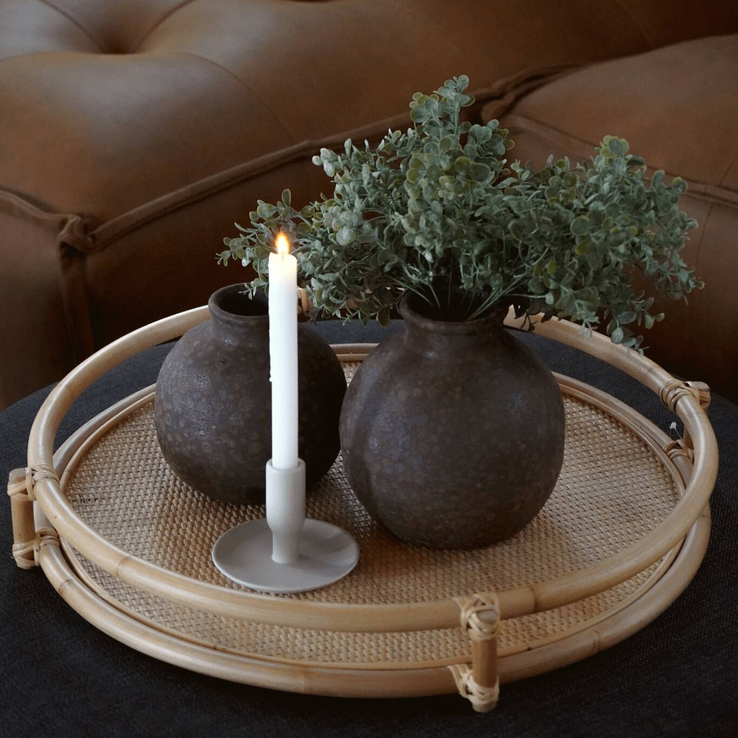 Dark Oxi Stoned Vase - LndmarkClub USA